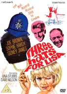 Three Hats for Lisa - British DVD movie cover (xs thumbnail)