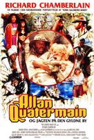 Allan Quatermain and the Lost City of Gold - Danish Movie Poster (xs thumbnail)