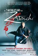 Zat&ocirc;ichi - Turkish Movie Poster (xs thumbnail)