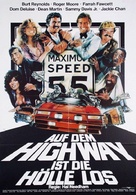 The Cannonball Run - German Movie Poster (xs thumbnail)