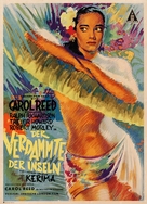 Outcast of the Islands - German Movie Poster (xs thumbnail)