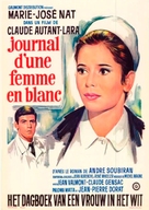 Journal d&#039;une femme en blanc - Belgian Movie Poster (xs thumbnail)
