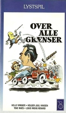 Over alle gr&aelig;nser - Danish VHS movie cover (xs thumbnail)