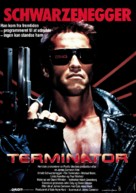 The Terminator - Danish Movie Poster (xs thumbnail)