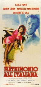 Matrimonio all&#039;italiana - Italian Movie Poster (xs thumbnail)