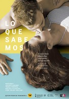 Lo que sabemos - Spanish Movie Poster (xs thumbnail)