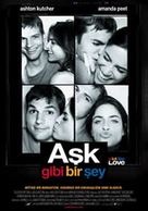 A Lot Like Love - Turkish Movie Poster (xs thumbnail)
