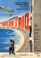 L&#039;homme de Rio - Danish Movie Poster (xs thumbnail)
