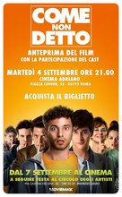 Come non detto - Italian Movie Poster (xs thumbnail)