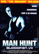 Bloodfist VII: Manhunt - French Movie Cover (xs thumbnail)