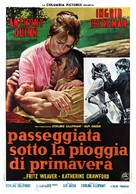 A walk in the spring rain - Italian Movie Poster (xs thumbnail)
