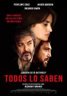 Todos lo saben - Argentinian Movie Poster (xs thumbnail)
