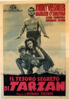 Tarzan&#039;s Secret Treasure - Italian Movie Poster (xs thumbnail)