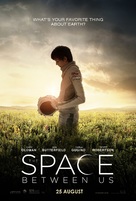 The Space Between Us - Malaysian Movie Poster (xs thumbnail)