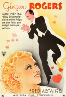 The Gay Divorcee - Swedish Movie Poster (xs thumbnail)