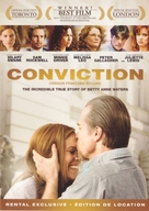 Conviction - Canadian DVD movie cover (xs thumbnail)