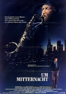 &#039;Round Midnight - German Movie Poster (xs thumbnail)