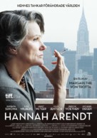 Hannah Arendt - Swedish Movie Poster (xs thumbnail)