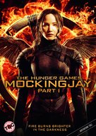 The Hunger Games: Mockingjay - Part 1 - British DVD movie cover (xs thumbnail)
