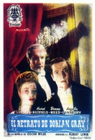The Picture of Dorian Gray - Spanish Movie Poster (xs thumbnail)