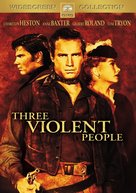 Three Violent People - DVD movie cover (xs thumbnail)