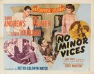 No Minor Vices - Movie Poster (xs thumbnail)
