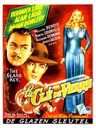 The Glass Key - Belgian Movie Poster (xs thumbnail)