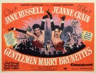 Gentlemen Marry Brunettes - British Movie Poster (xs thumbnail)