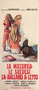 Mazurka p&aring; sengekanten - Italian Movie Poster (xs thumbnail)