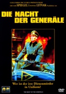 The Night of the Generals - German DVD movie cover (xs thumbnail)