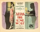 Alias the Lone Wolf - Movie Poster (xs thumbnail)
