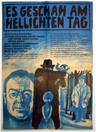 Es geschah am hellichten Tag - German Movie Poster (xs thumbnail)