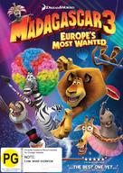 Madagascar 3: Europe&#039;s Most Wanted - Australian DVD movie cover (xs thumbnail)