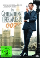 On Her Majesty&#039;s Secret Service - German DVD movie cover (xs thumbnail)