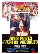 Vizi privati, pubbliche virt&ugrave; - French Movie Poster (xs thumbnail)