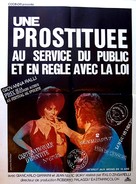 Una prostituta al servizio del pubblico e in regola con le leggi dello stato - French Movie Poster (xs thumbnail)