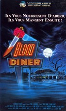 Blood Diner - French VHS movie cover (xs thumbnail)