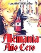 Germania anno zero - Spanish Movie Poster (xs thumbnail)