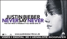 Justin Bieber: Never Say Never - Danish Movie Poster (xs thumbnail)