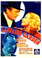 The Garden Murder Case - French Movie Poster (xs thumbnail)