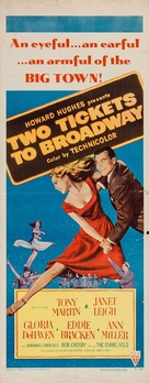 Two Tickets to Broadway - Movie Poster (xs thumbnail)