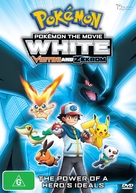 Pokemon the Movie: White - Victini and Zekrom - Australian DVD movie cover (xs thumbnail)