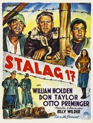 Stalag 17 - Belgian Movie Poster (xs thumbnail)
