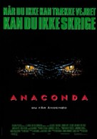 Anaconda - Danish Movie Poster (xs thumbnail)