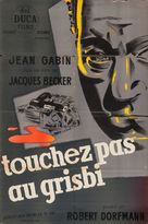 Touchez pas au grisbi - French Movie Poster (xs thumbnail)