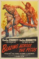 Blazing Across the Pecos - Movie Poster (xs thumbnail)
