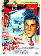 Rendez-vous &agrave; Grenade - French Movie Poster (xs thumbnail)