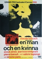 Un homme et une femme - Swedish Movie Poster (xs thumbnail)