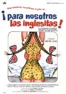&Agrave; nous les petites Anglaises - Spanish Movie Poster (xs thumbnail)