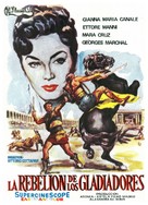 La rivolta dei gladiatori - Spanish Movie Poster (xs thumbnail)